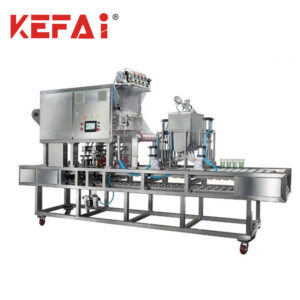 Máquina de envasado lineal de vasos KEFAI