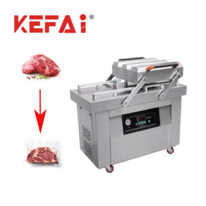 Máquina de envasado de carne ao baleiro KEFAI