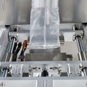 Detalle da máquina de envasado de bolsas líquidas - Molde de selado